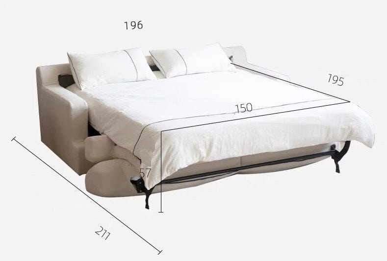 Home Atelier Akila Foldable Sofa Bed with Mattress