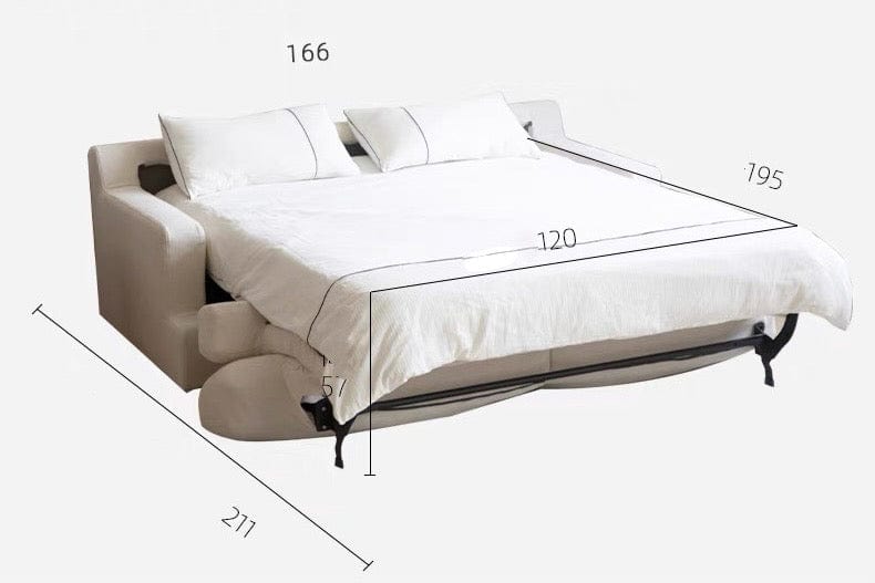 Home Atelier Akila Foldable Sofa Bed with Mattress