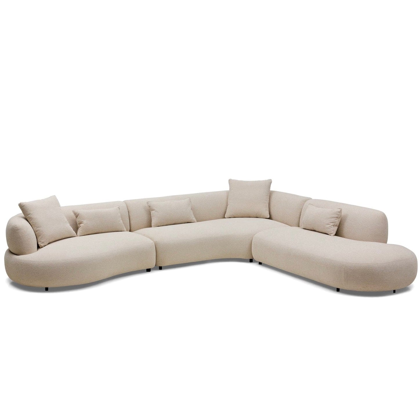 Home Atelier Aldrich Sectional Curve Sofa