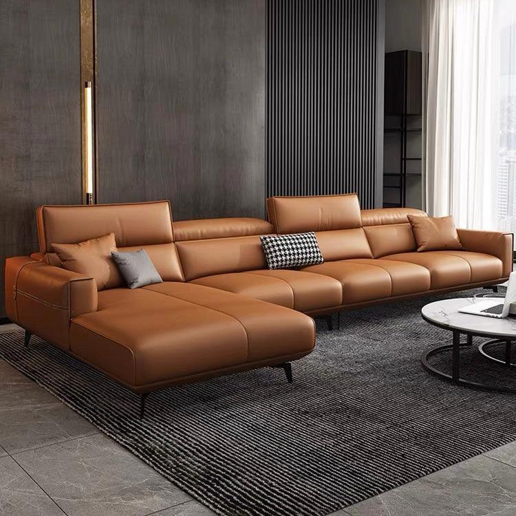 Home Atelier Alexus Leather Sectional Sofa