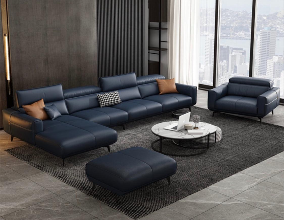 Home Atelier Alexus Leather Sectional Sofa
