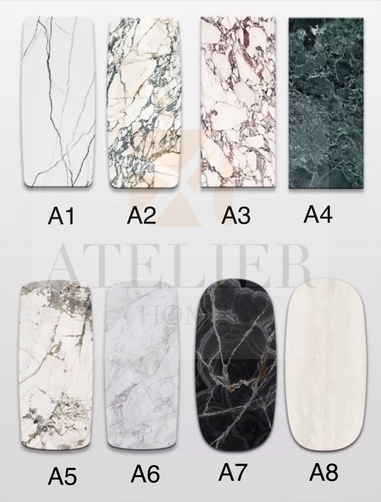 Home Atelier Alfredo Modern Sintered Stone Dining Table