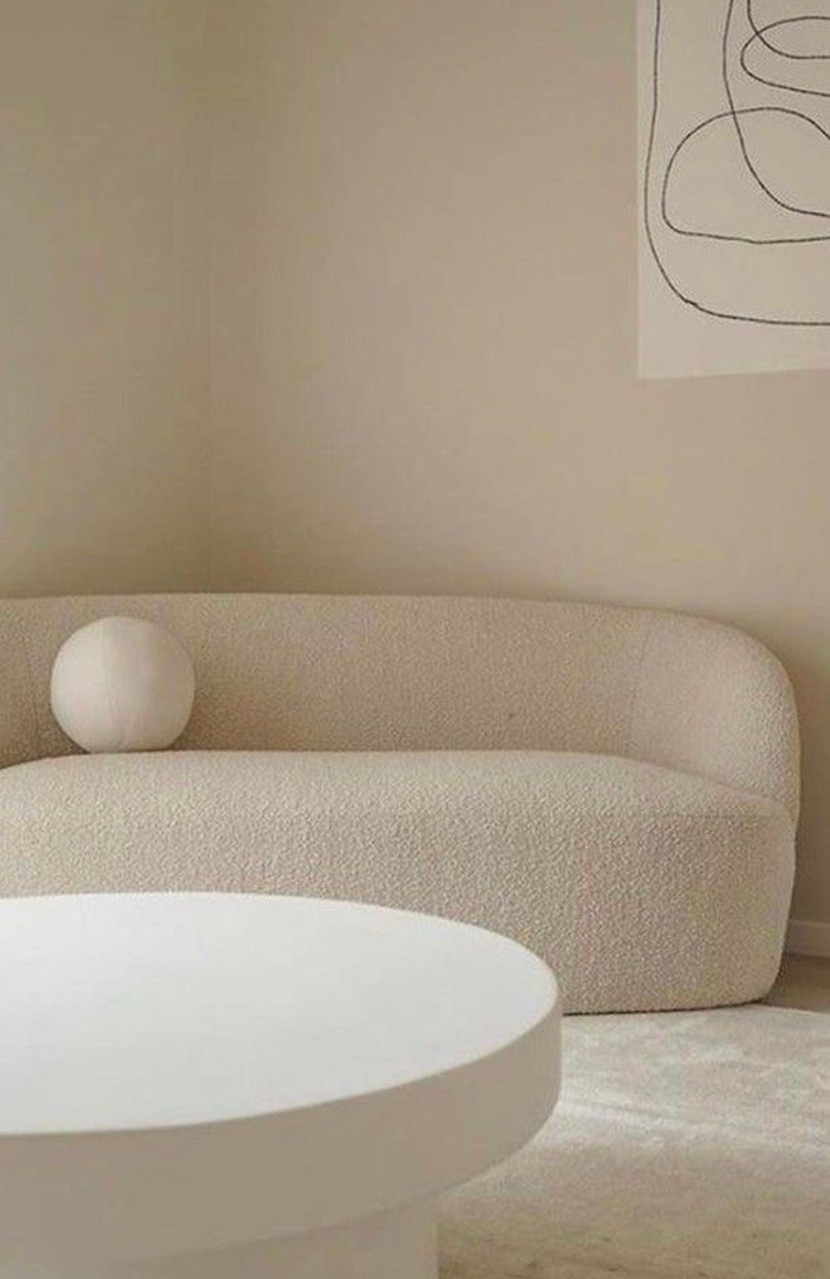 Home Atelier Alfredo Performance Boucle Curve Sofa