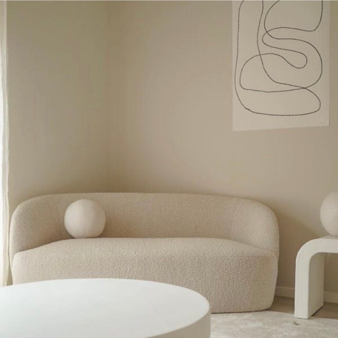 Home Atelier Alfredo Performance Boucle Curve Sofa