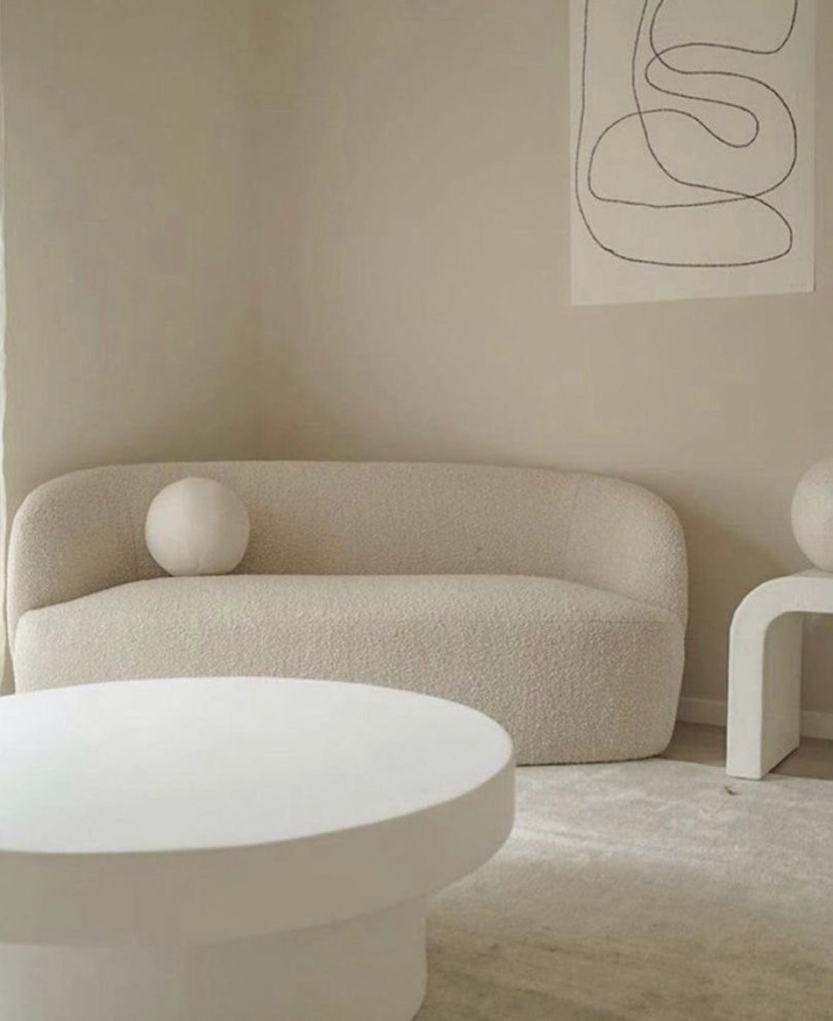 Home Atelier Alfredo Performance Boucle Curve Sofa
