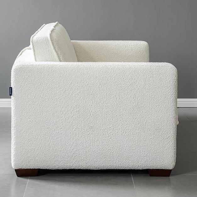 Home Atelier Allison Performance Boucle Foldable Sofa Bed with Mattress
