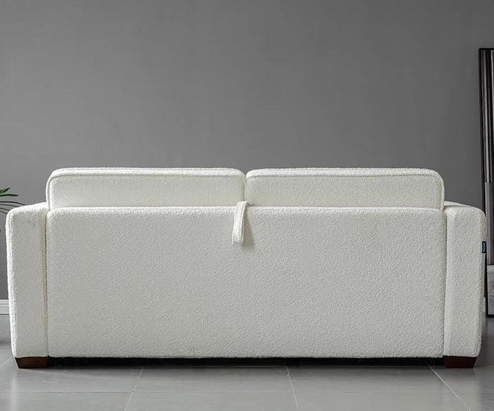 Home Atelier Allison Performance Boucle Foldable Sofa Bed with Mattress