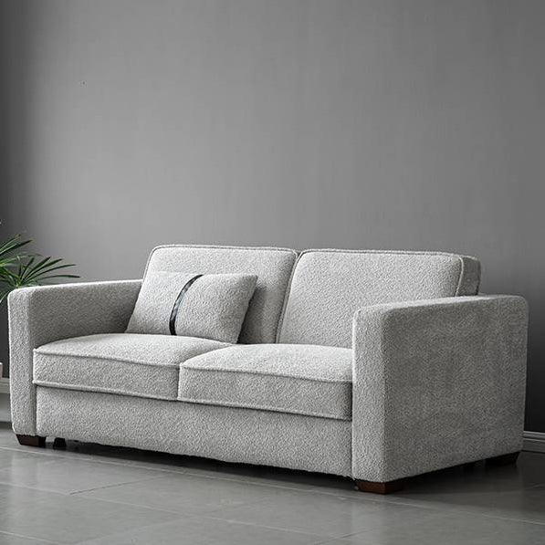 Home Atelier Allison Performance Boucle Foldable Sofa Bed with Mattress