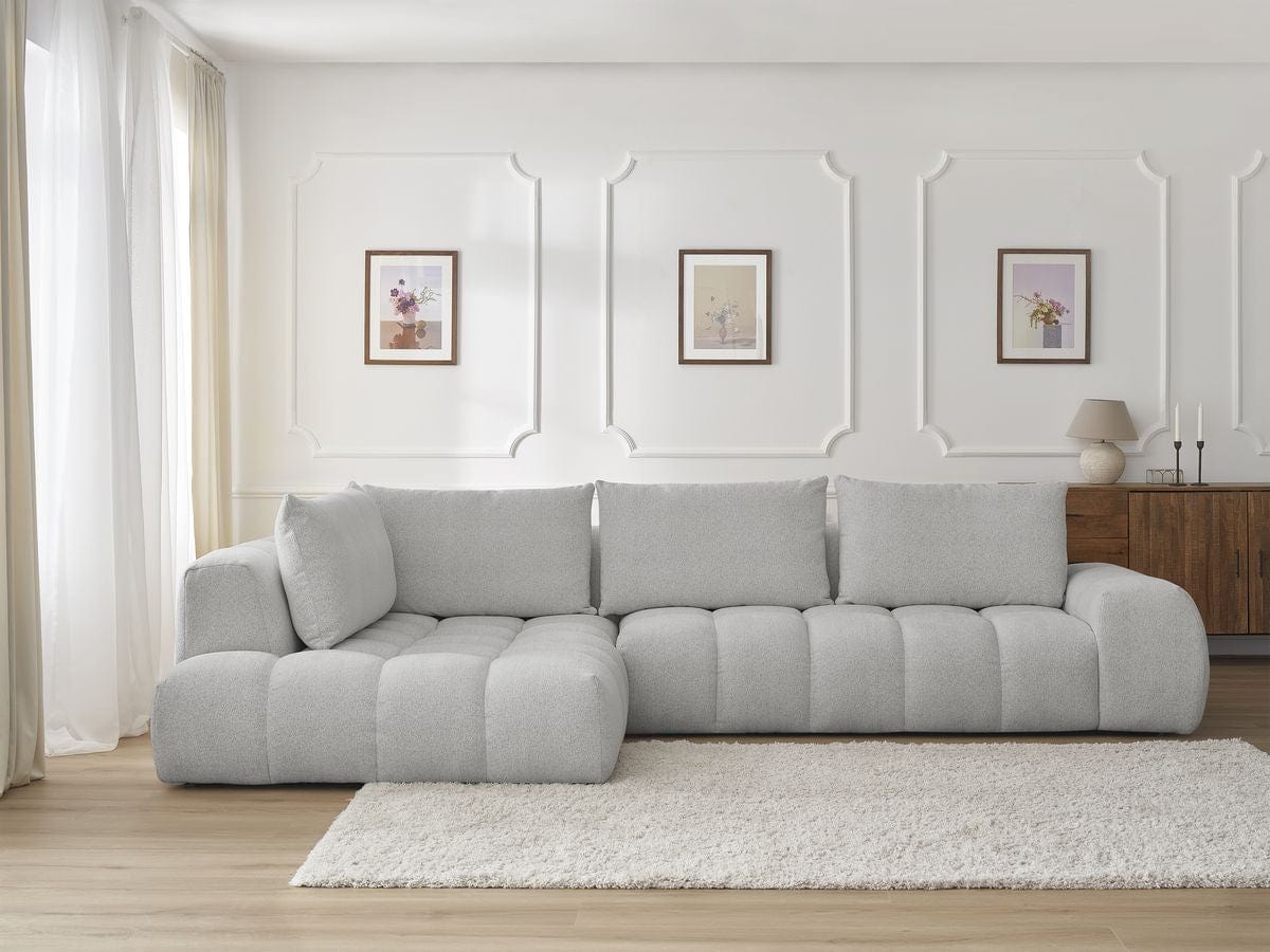 Home Atelier Alpine Performance Boucle Sectional Sofa with Tufted Cushioning