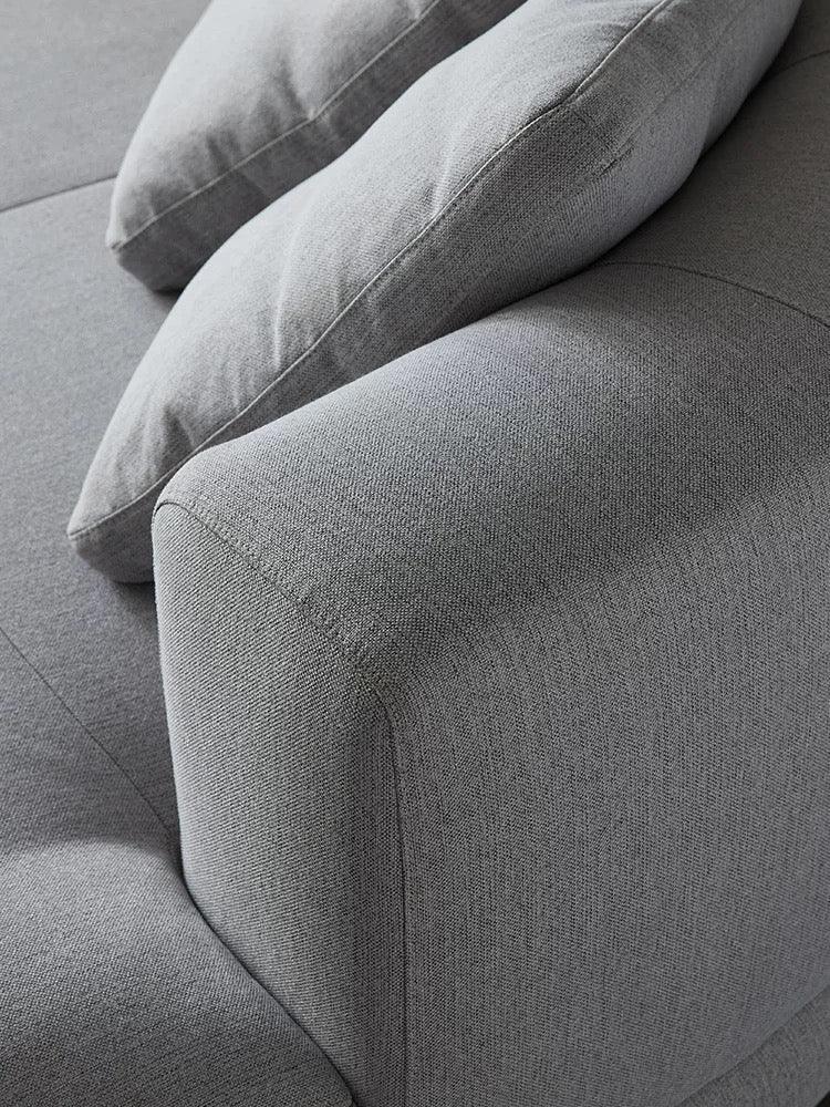Home Atelier Alyssa Designer Sectional Round Chaise Sofa