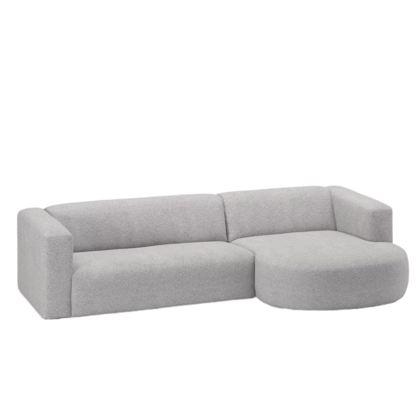Home Atelier Amanda Designer Sectional Round Chaise Sofa