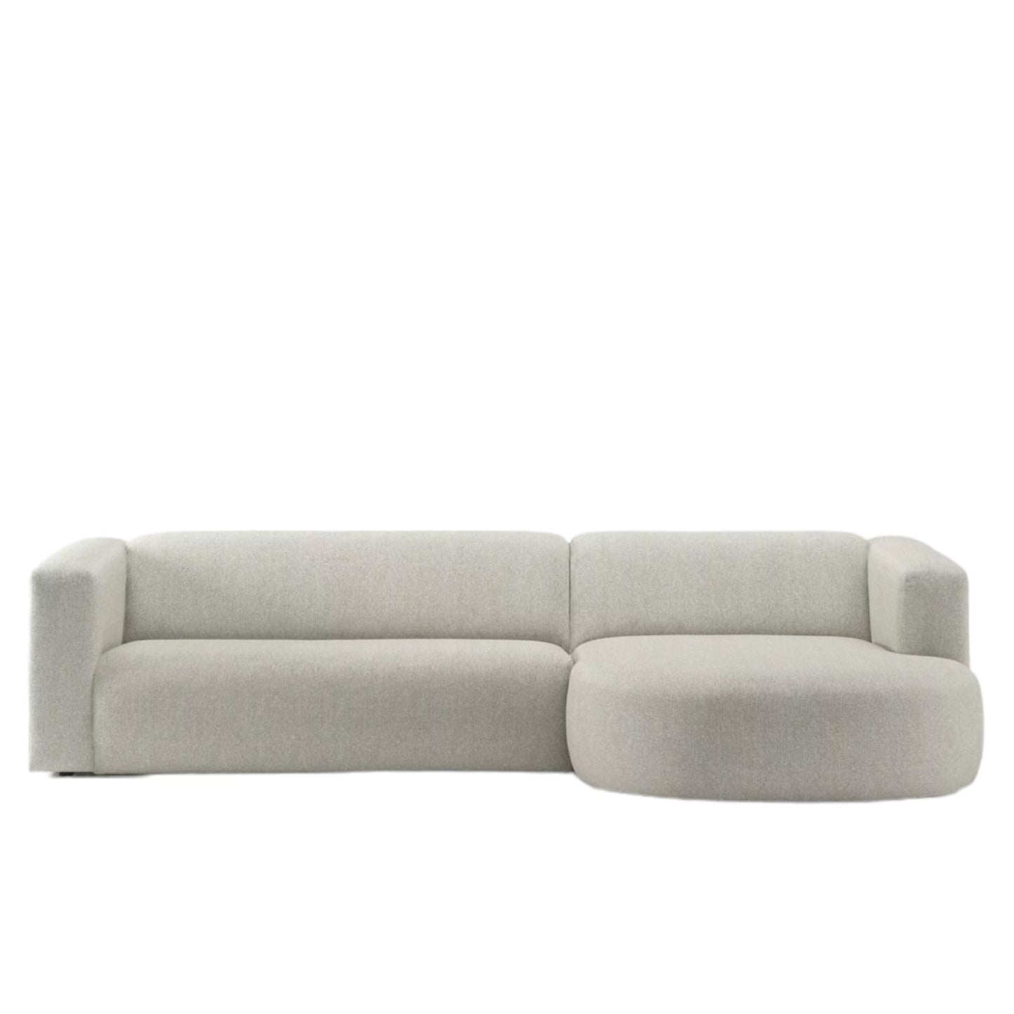 Home Atelier Amanda Designer Sectional Round Chaise Sofa