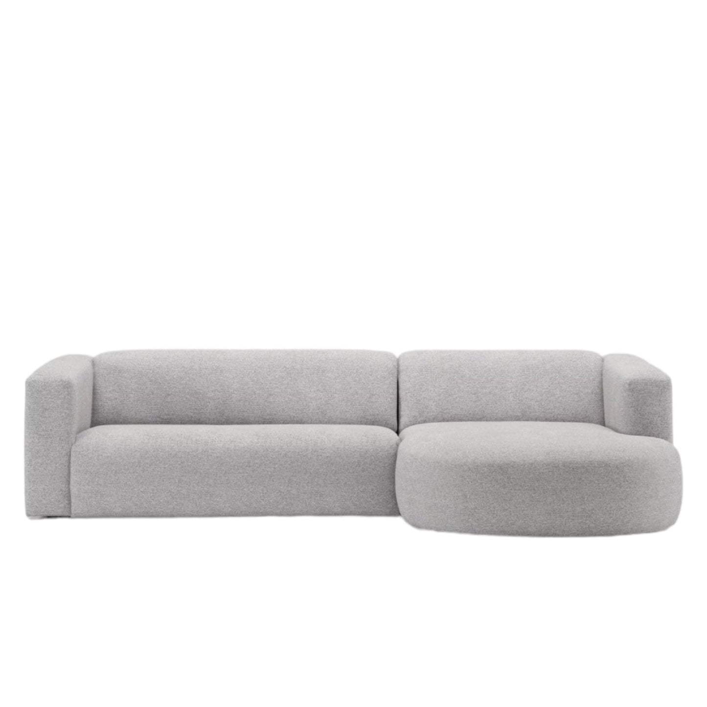 Home Atelier Amanda Designer Sectional Round Chaise Sofa