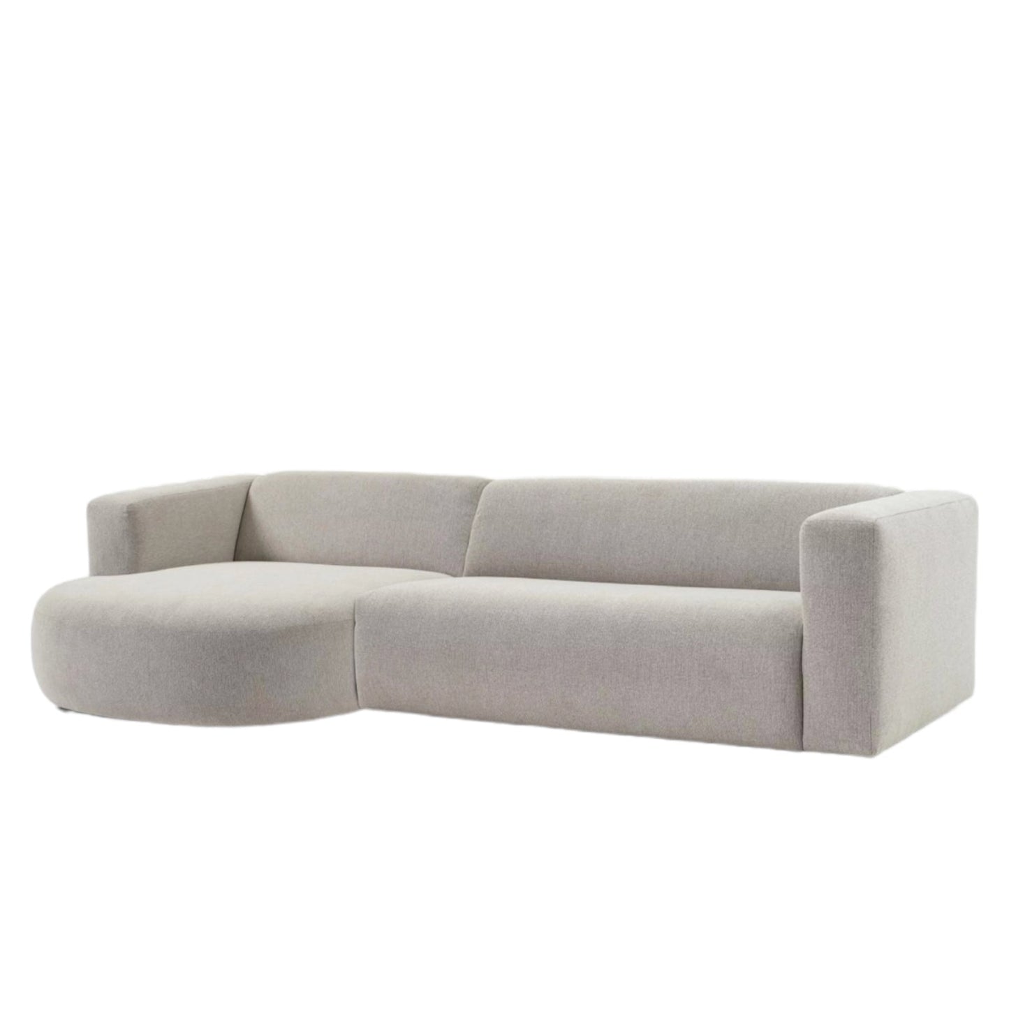 Home Atelier Amanda Designer Sectional Round Chaise Sofa
