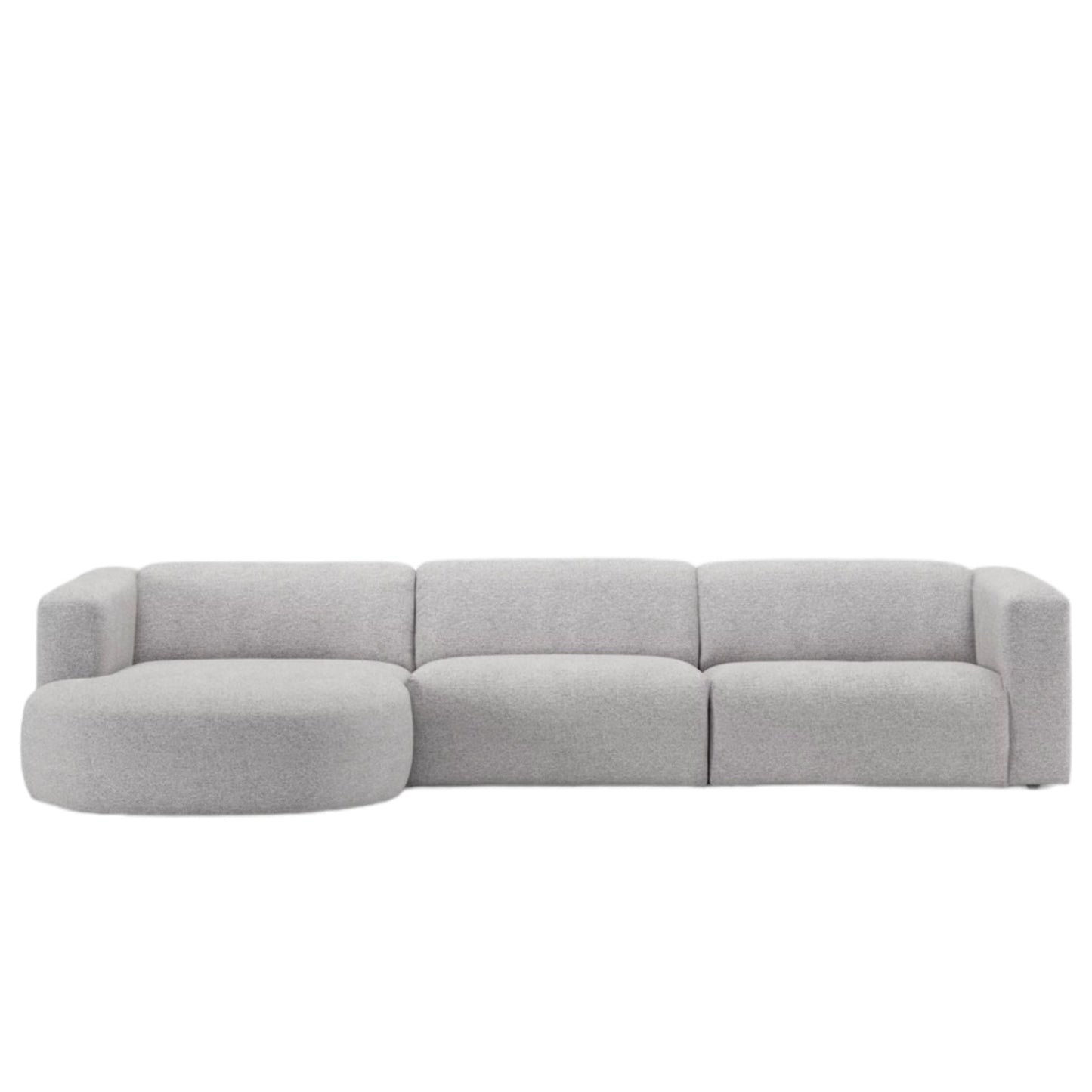 Home Atelier Amanda Designer Sectional Round Chaise Sofa