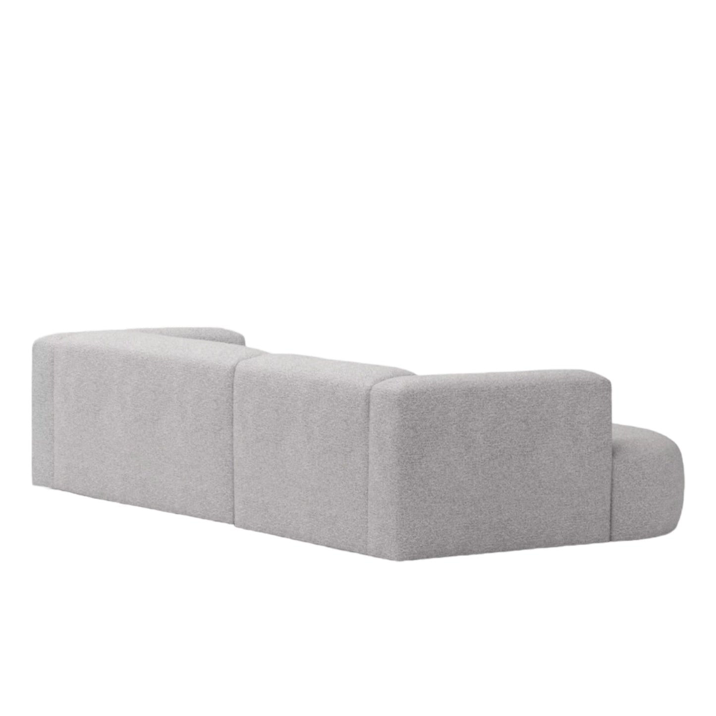 Home Atelier Amanda Designer Sectional Round Chaise Sofa