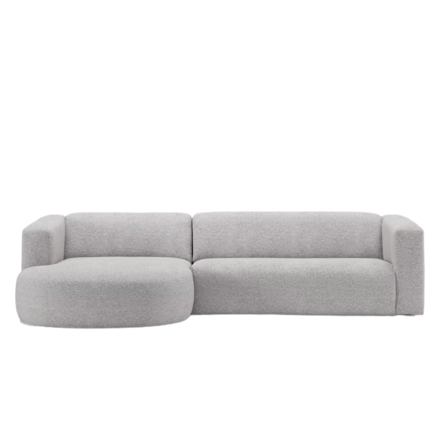 Home Atelier Amanda Designer Sectional Round Chaise Sofa