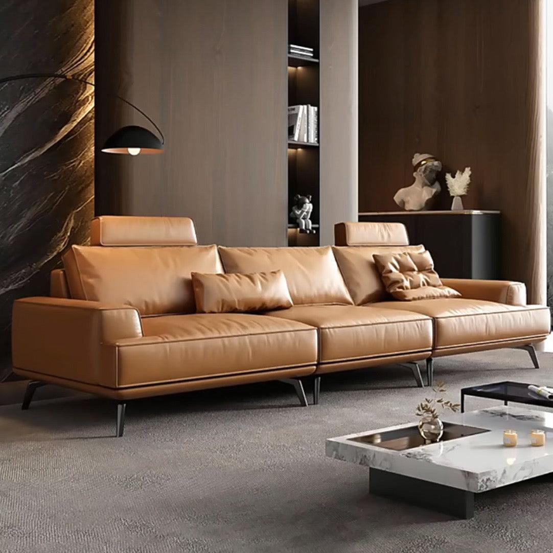 Home Atelier Andes Leather Sectional Sofa