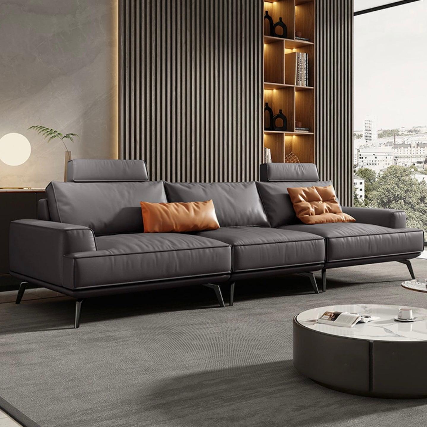 Home Atelier Andes Leather Sectional Sofa