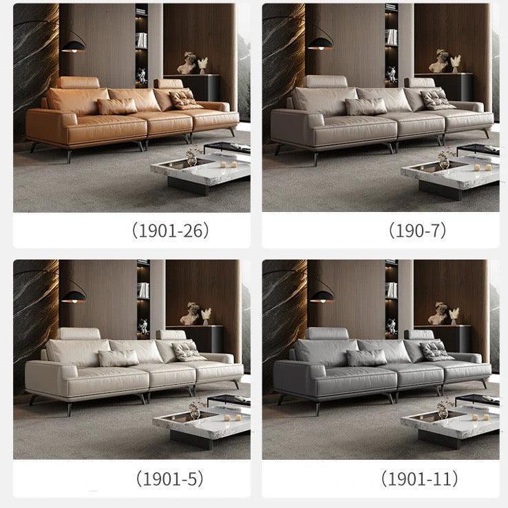 Home Atelier Andes Leather Sectional Sofa