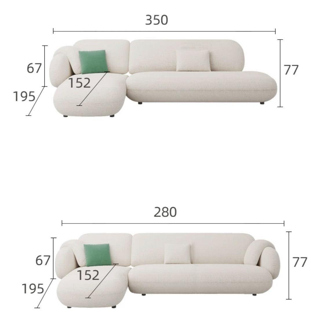 Home Atelier Andre Sectional Designer Sofa