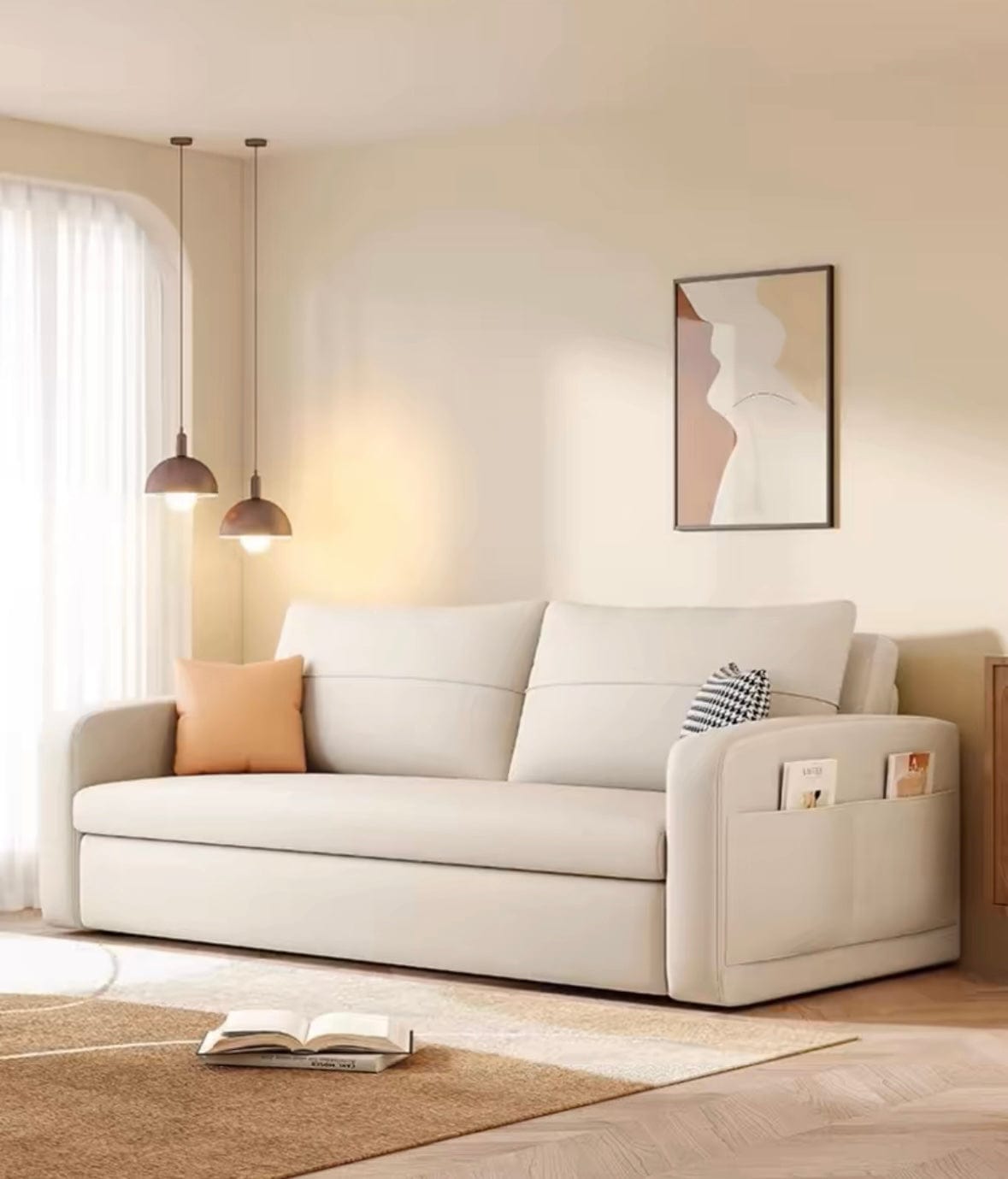 Home Atelier Angie Scratch Resistant Storage Sofa Bed