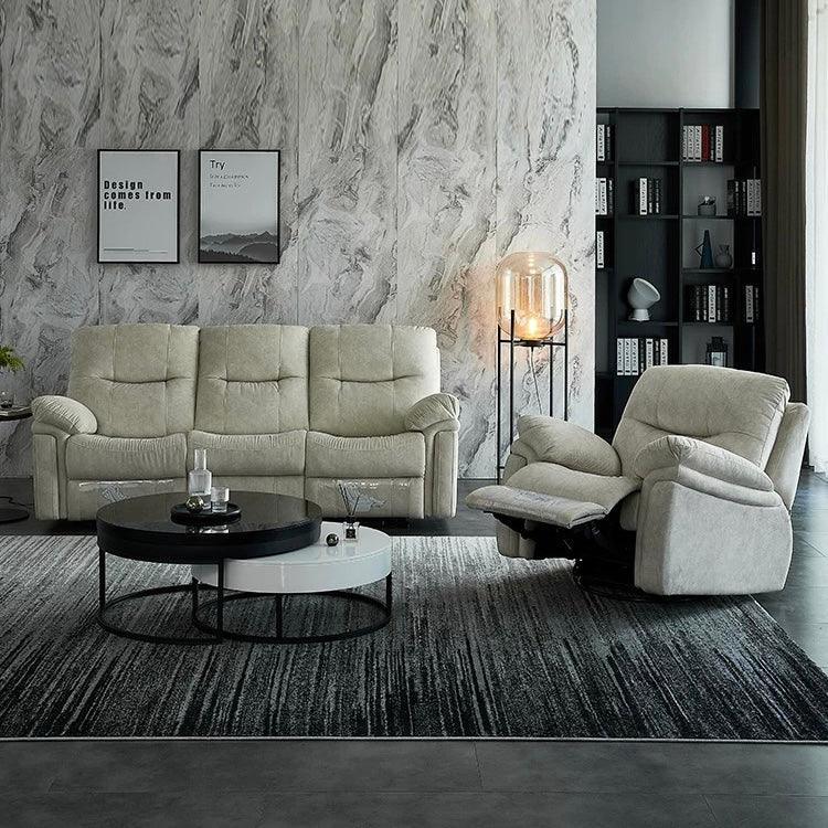 Home Atelier Ansel Velvet Electric Recliner Sofa