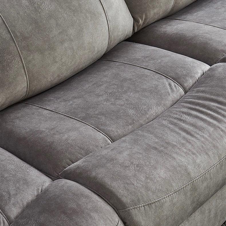 Home Atelier Ansel Velvet L-shape Electric Recliner Sofa
