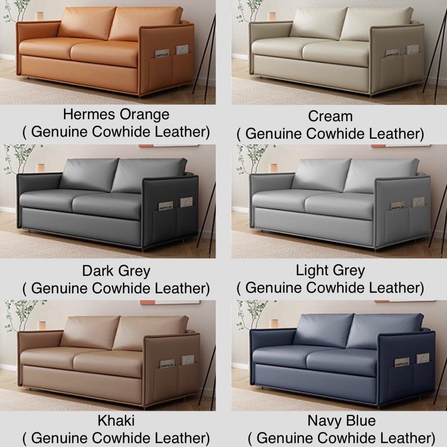 Home Atelier Ariel Foldable Sofa Bed with Mattress