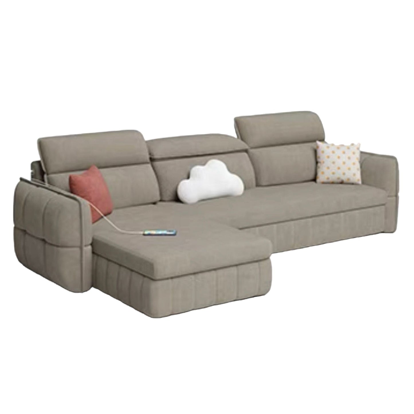 Home Atelier Ariyo Scratch Resistant Storage Sofa Bed