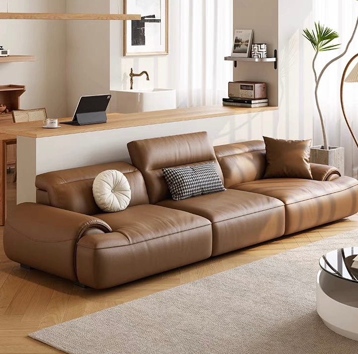 Home Atelier Aroy Electric Motorized Leather Sofa Bed