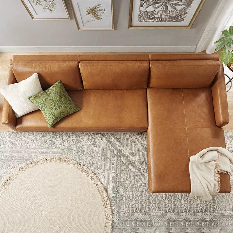 Home Atelier Arthur Leather Sectional Sofa
