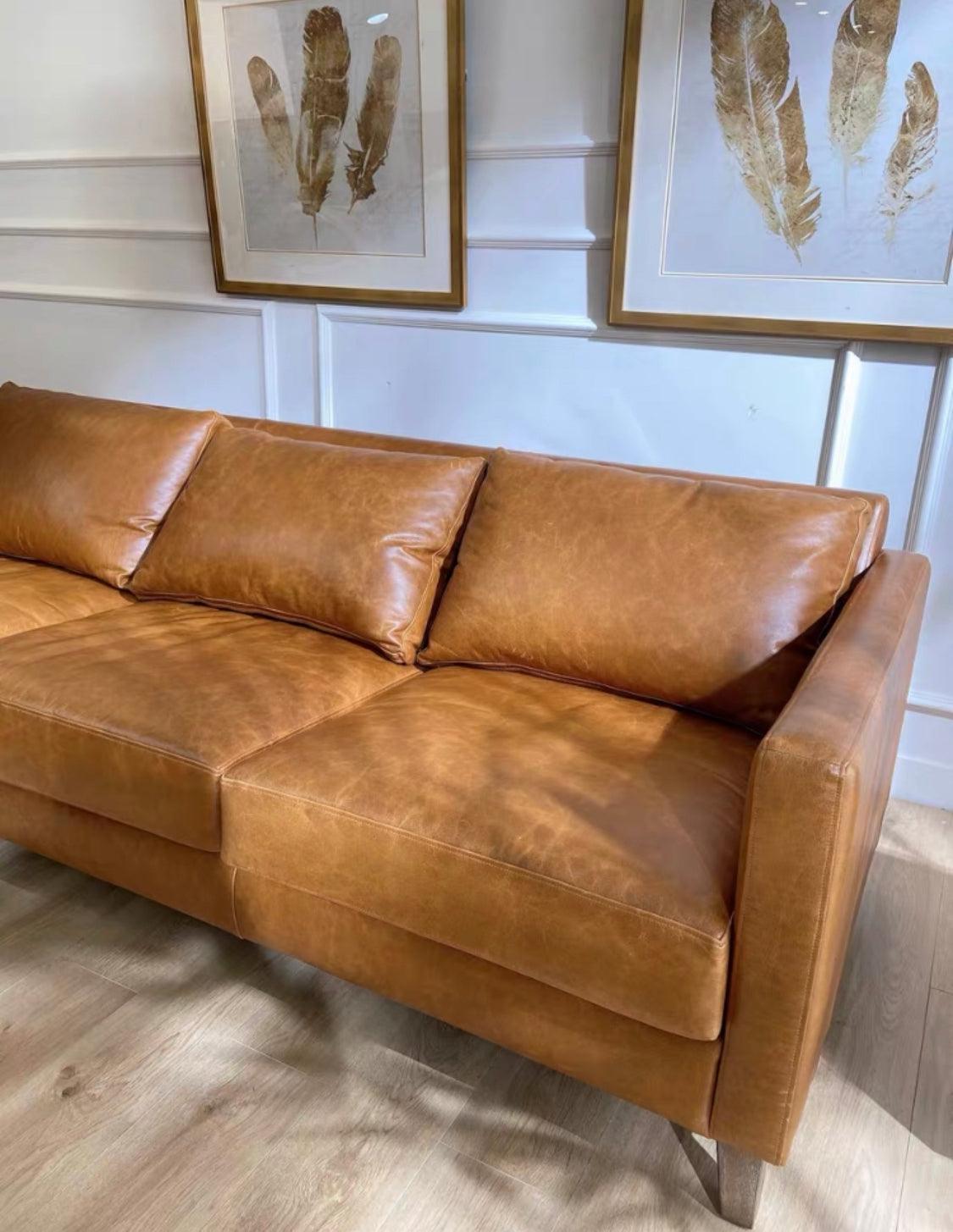 Home Atelier Arthur Leather Sectional Sofa