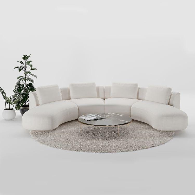 Home Atelier Ashley Performance Boucle Curve Sofa