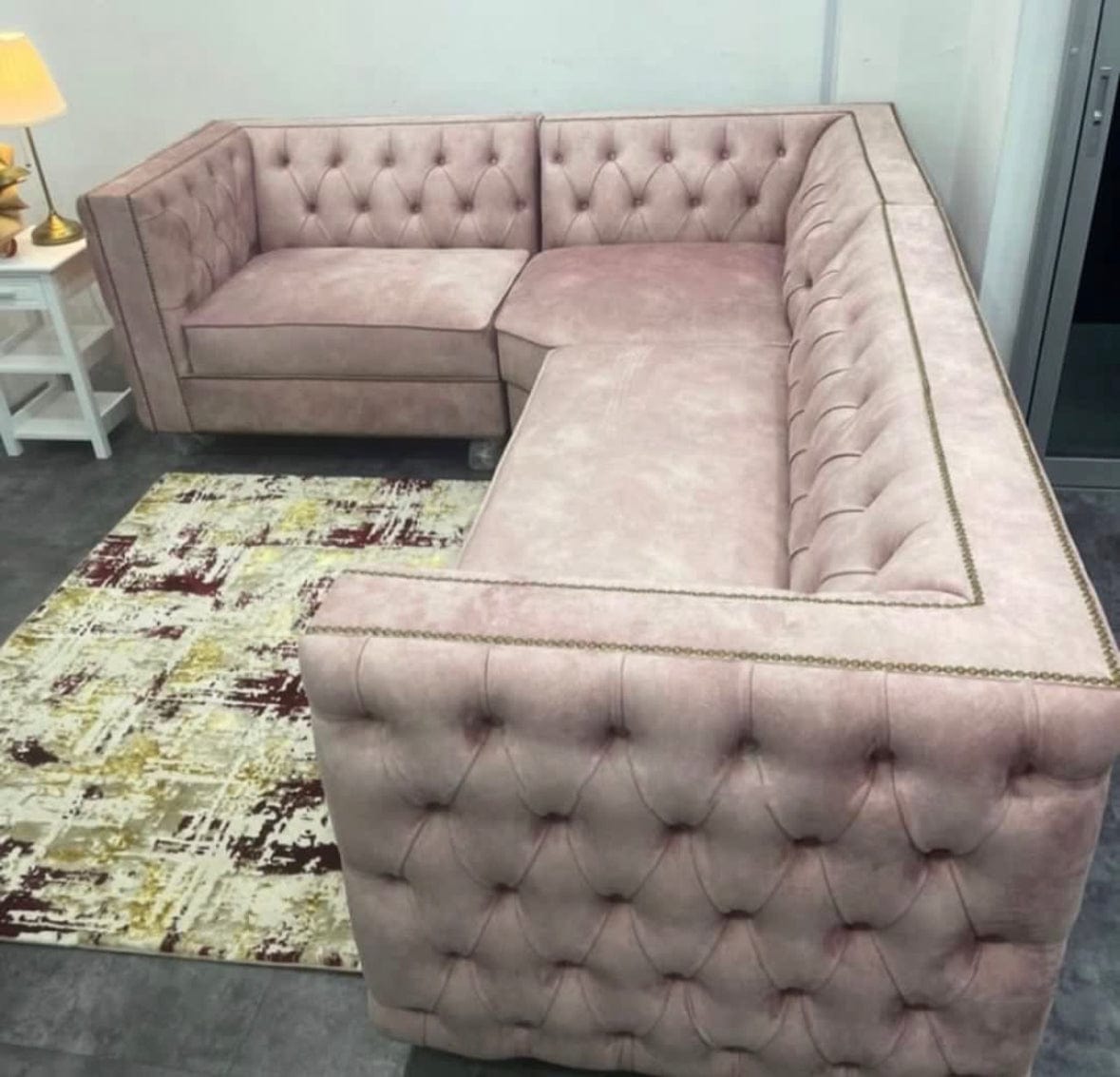 Home Atelier Astonia Sectional Chesterfield Sofa
