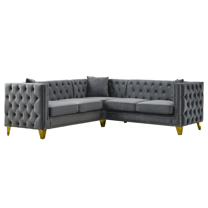 Home Atelier Astonia Sectional Chesterfield Sofa