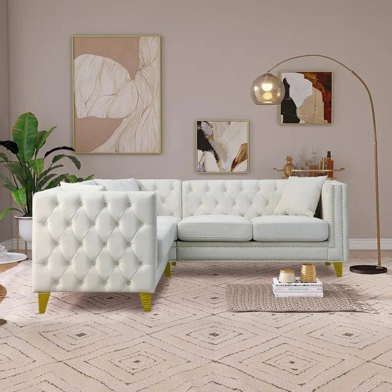 Home Atelier Astonia Sectional Chesterfield Sofa