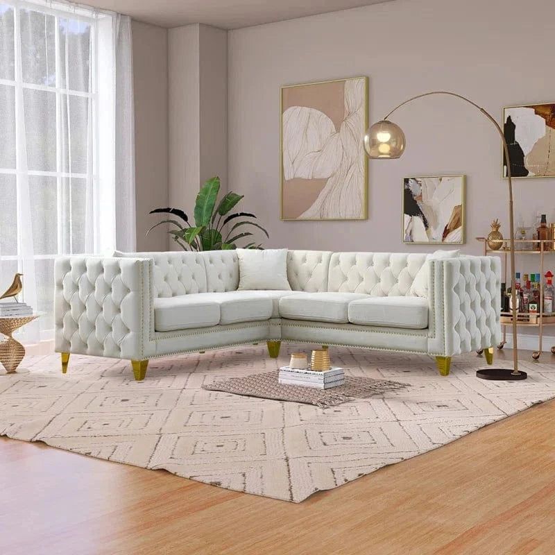 Home Atelier Astonia Sectional Chesterfield Sofa