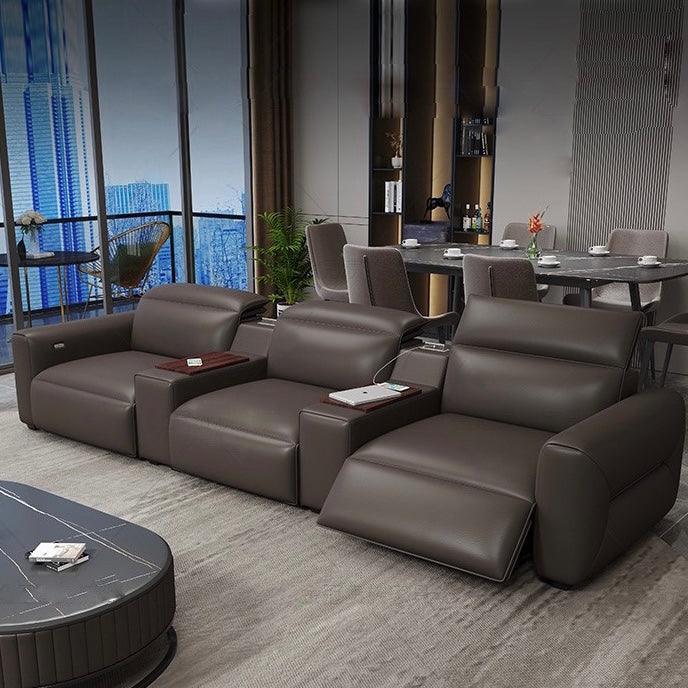 Home Atelier Athena Electric Recliner Leather Sofa