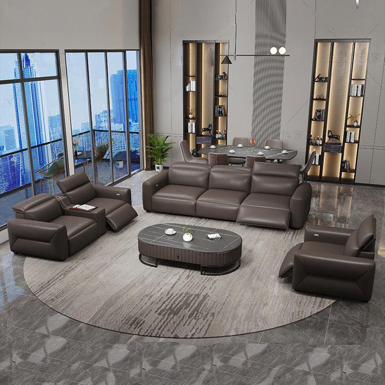 Home Atelier Athena Electric Recliner Leather Sofa