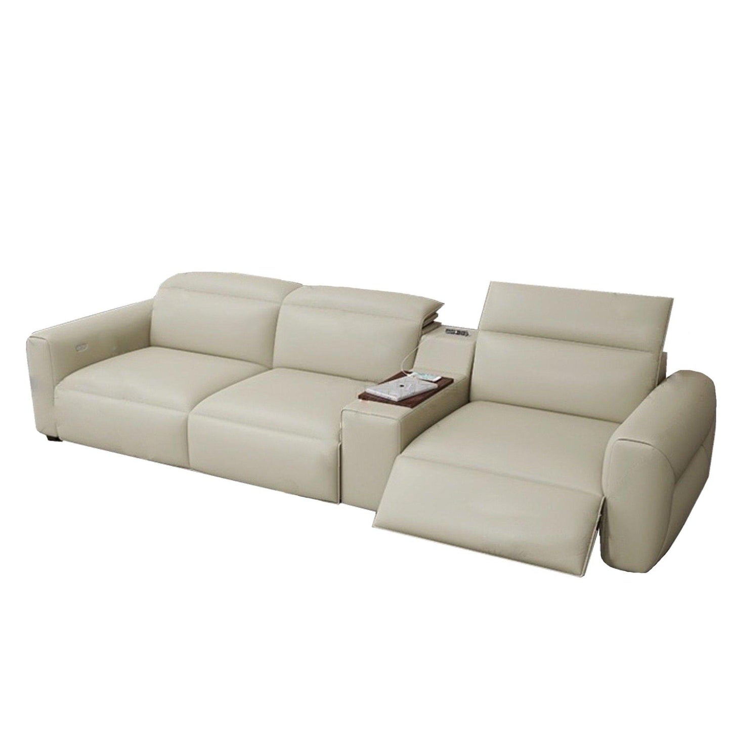 Home Atelier Athena Electric Recliner Leather Sofa
