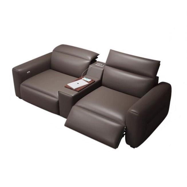 Home Atelier Athena Electric Recliner Leather Sofa