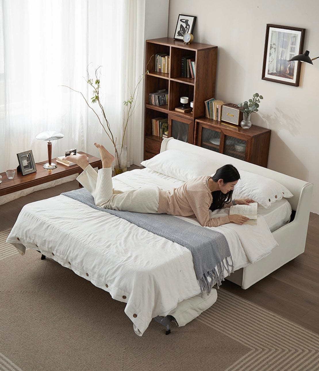 Home Atelier Austin Foldable Sofa Bed with Mattress