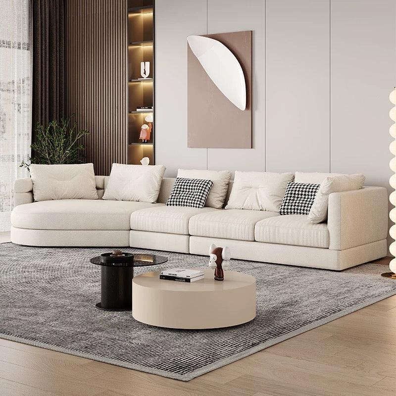 Home Atelier Baxter Designer Sectional Round Chaise Sofa