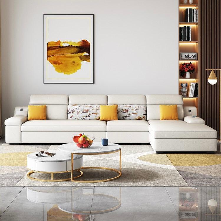 Home Atelier Bell Sectional L-shape Storage Sofa Bed