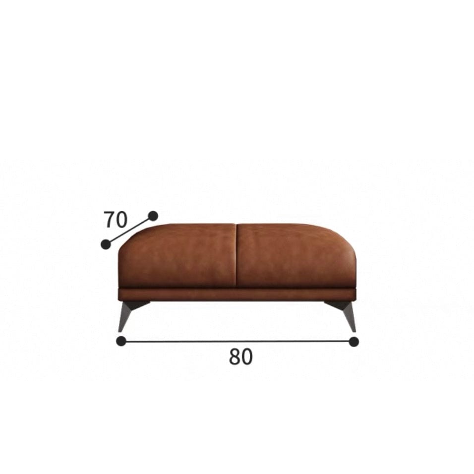Home Atelier Bernard Genuine Leather Sectional Sofa