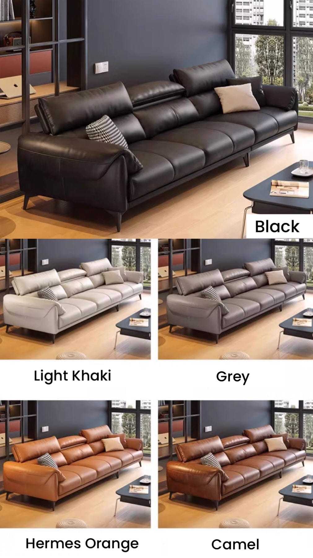 Home Atelier Bernard Leather Sofa