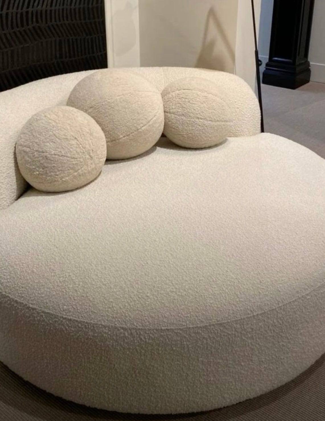Home Atelier Bjorn Round Chaise Armchair