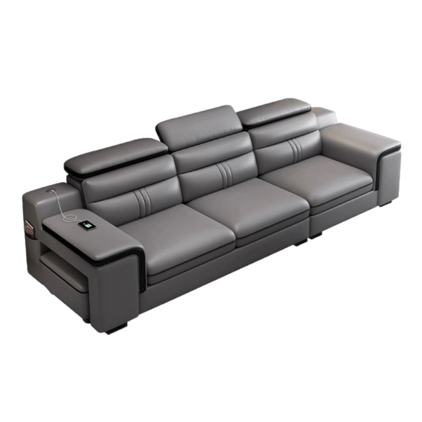 Home Atelier Bradford Leather Sectional Sofa