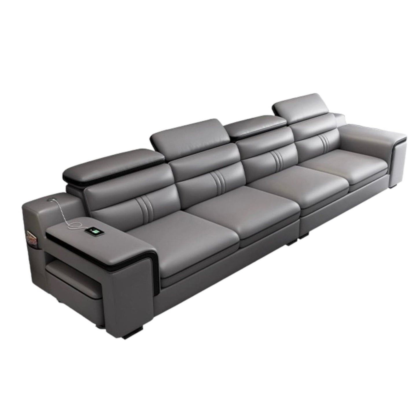 Home Atelier Bradford Leather Sectional Sofa
